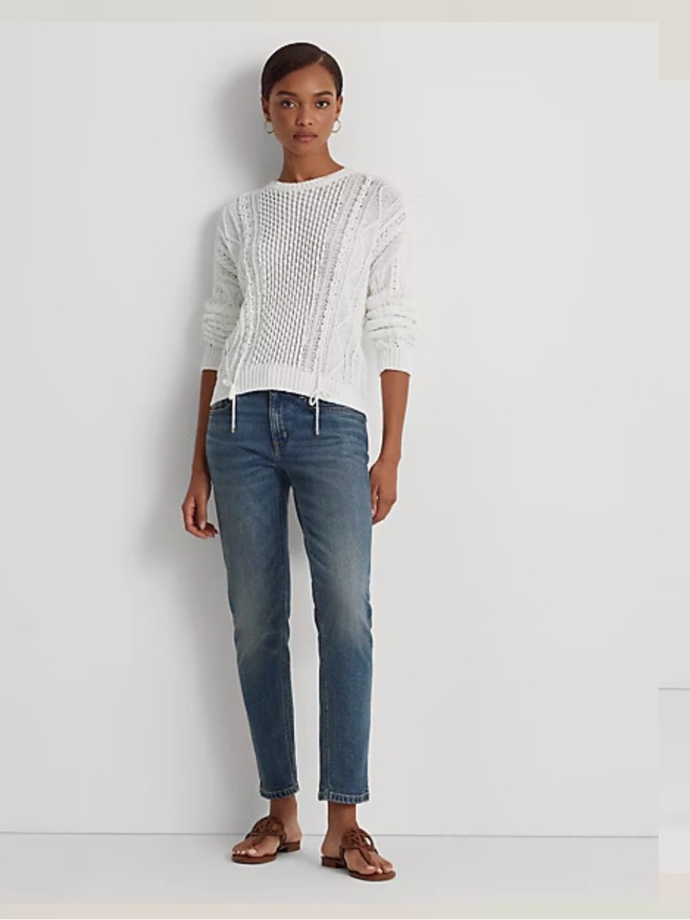 Lauren Ralph Lauren Relaxed Tapered Ankle Jean
